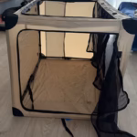 Cage Transport Pliable DODOPET 81x59x59cm Chien Chat Camping Voiture photo review