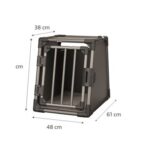 Cage transport aluminium pour chien – photo 3