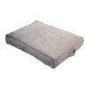 Coussin chien velours gris – photo 2