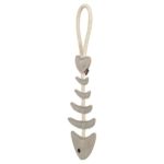 Jouet arête de poisson chien cuir – photo 2