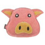 Jouet cochon cuir chien – photo 1