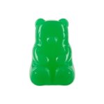 Jouet chien ours orange caoutchouc friandises – photo 1
