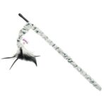 Lot bac à litière bords hauts et canne à plumes Pawise pour chat – photo 3