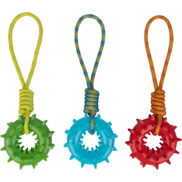 Lot de jouets chiot et nain de jardin Happy Henry pour chien – photo 3