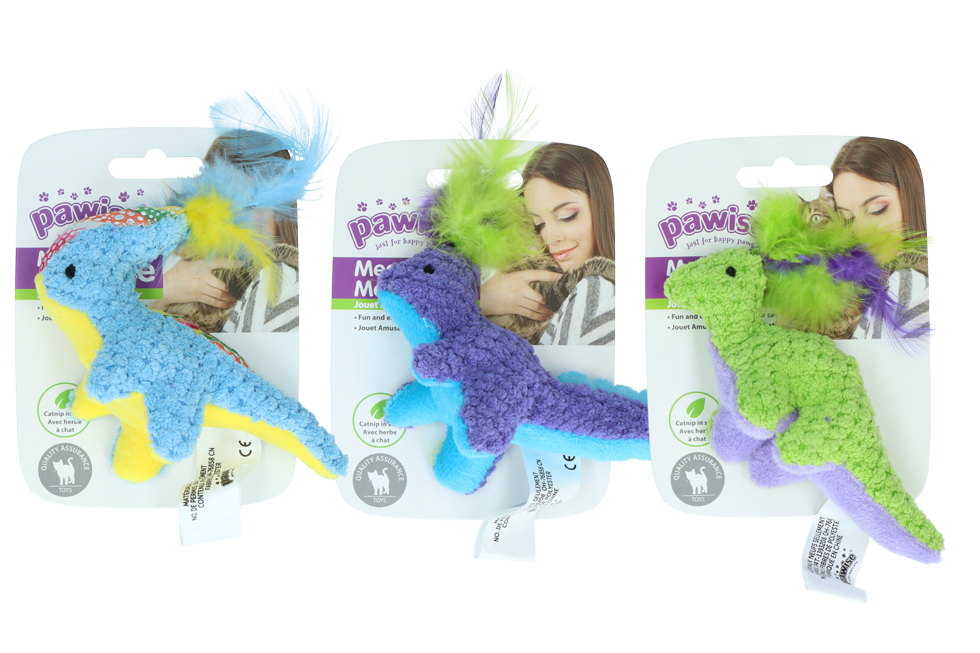 Lot tapis de jeu Green Rush et peluche herbe à chat Pawise – photo 3