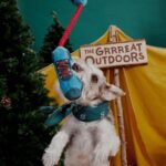 Peluche chien chaussures de montagne corde – photo 2