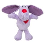 Peluche chien cœur violet – photo 1