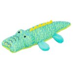 Peluche chien crocodile tissu – photo 2