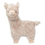Peluche chien lama blanc – photo 1