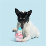 Peluche chien lutin champignon – photo 2