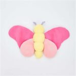 Peluche chien papillon rose – photo 3