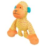 Peluche chien singe jaune orange – photo 2